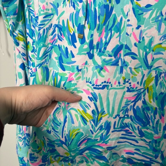 Lilly Pulitzer UPF 50+ Blue Ibiza Cabana Cocktail Top - Picture 3 of 8